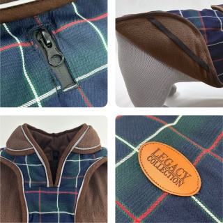 HugglePets Legacy Tartan Dog Coat